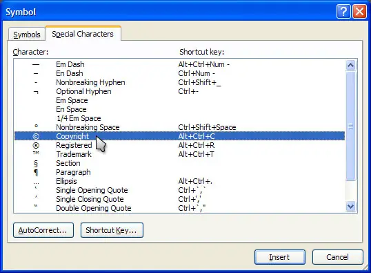How to use copyright symbol in ms word techyv